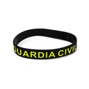 PULSERA GOMA GUARDIA CIVIL NEGRA