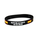 PULSERA GOMA OPERACION BALMIS NEGRA