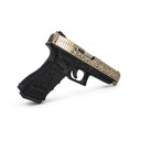 PISTOLA WE G34 ETCHED FULL METAL DORADO NEGRA