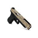 PISTOLA WE G34 ETCHED FULL METAL DORADO NEGRA