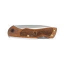NAVAJA MUELA C/FUNDA MADERA CLARA GRABADA