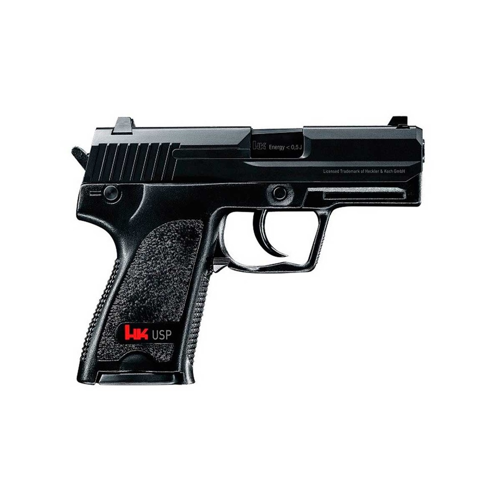 PISTOLA UMAREX HK USP OMPACT SPRING NEGRA