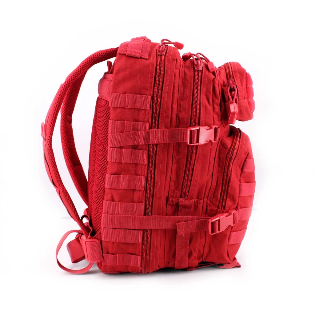 MOCHILA MILTEC MOLLE ASALTO I PEQ. 20L ROJA