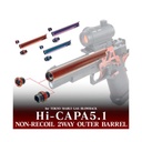 CAÑON EXTERNO LAYLAX/NINE BALL HI-CAPA 5.1 NON RECOIL MORADO MURASAKI PURPLE