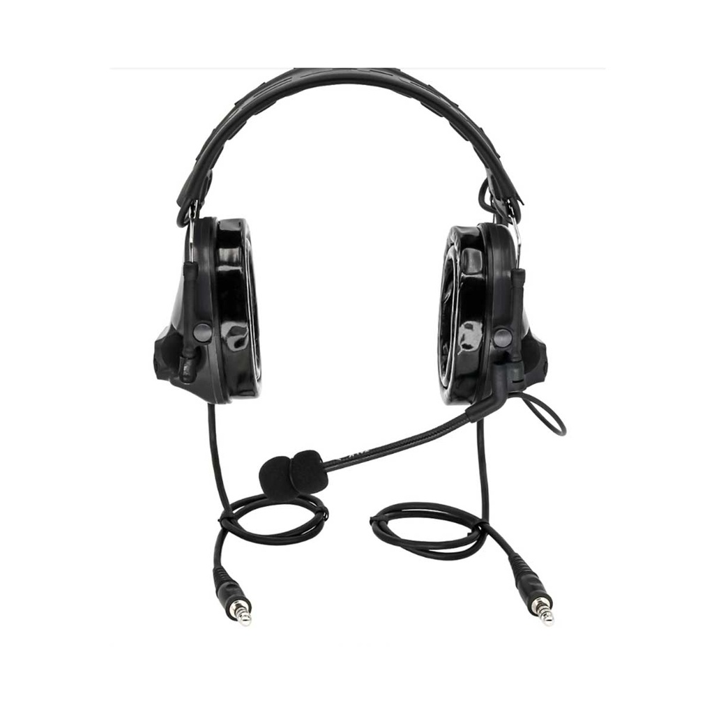 AURICULARES TAC-SKY COMTAC III DUAL PTT SILICONA NEGRO