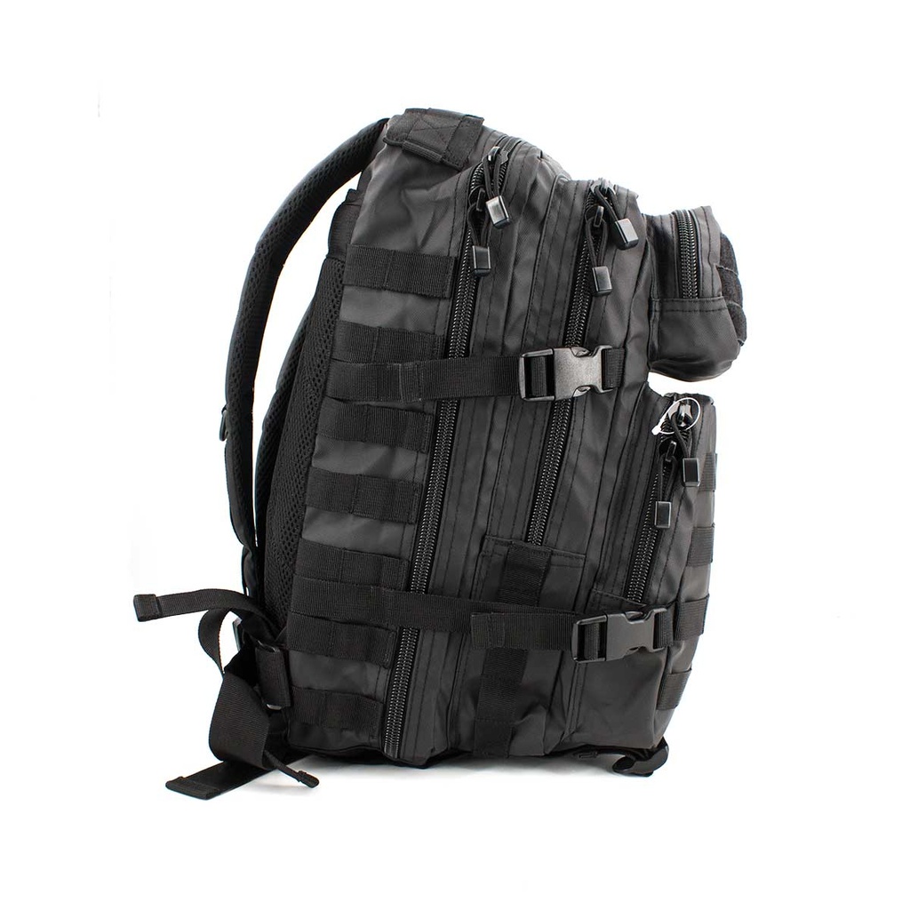 MOCHILA NYLON TACTICAL PEQUEÑA NEGRA