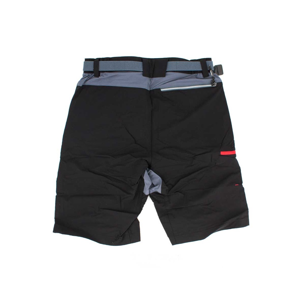 PANTALON SPHERE EVERGREEN CORTO WATER REPELLENT NEGRO-GRIS