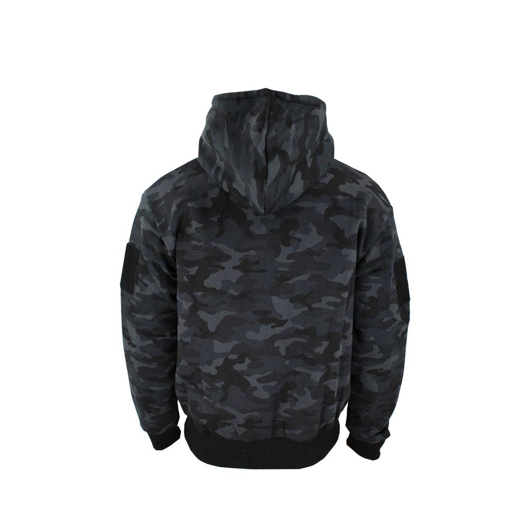 SUDADERA IMMORTAL TACTICA C/CREMALLERA MULTICAM BLACK