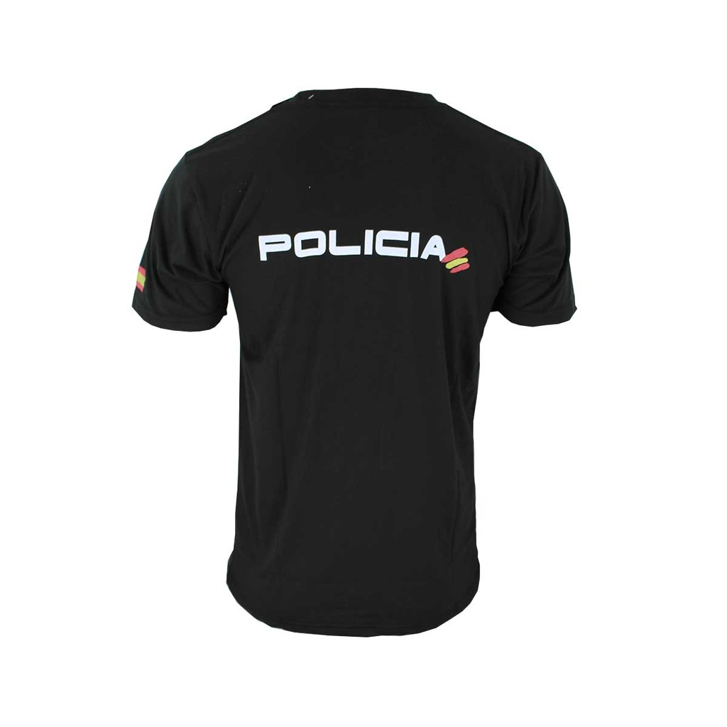 CAMISETA IMMORTAL POLICIA NACIONAL NEGRA