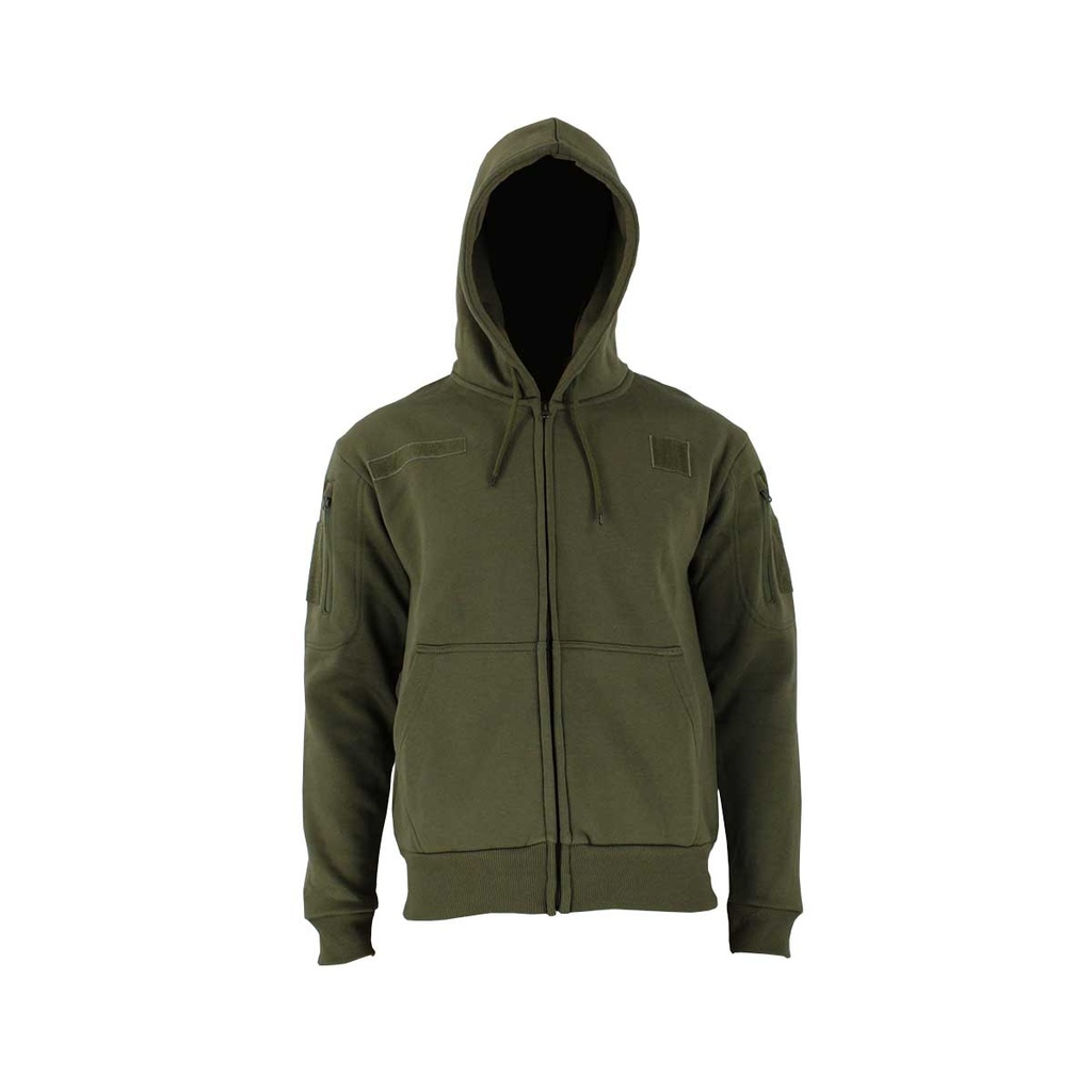 SUDADERA IMMORTAL TACTICA C/CREMALLERA VERDE