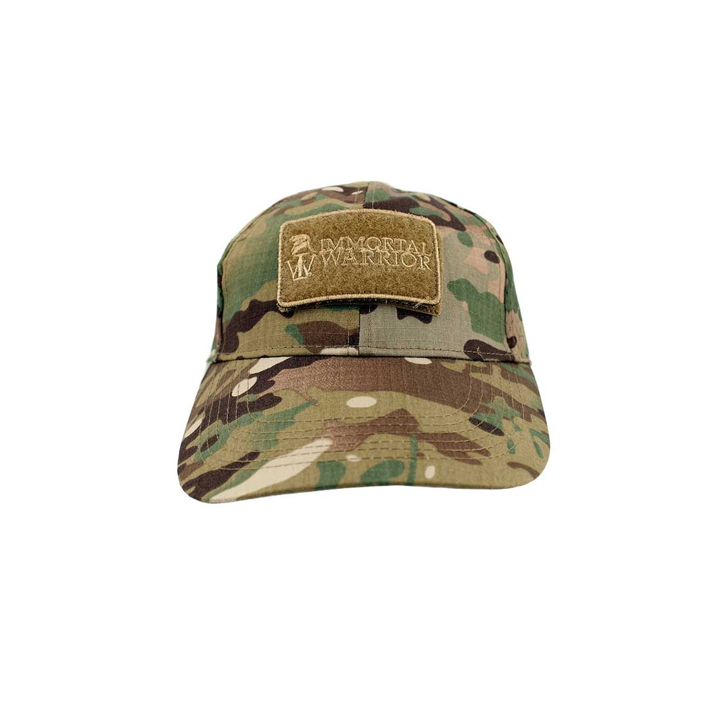 GORRA AIRSOFT VELCROS REJILLA IMMORTAL MULTICAM