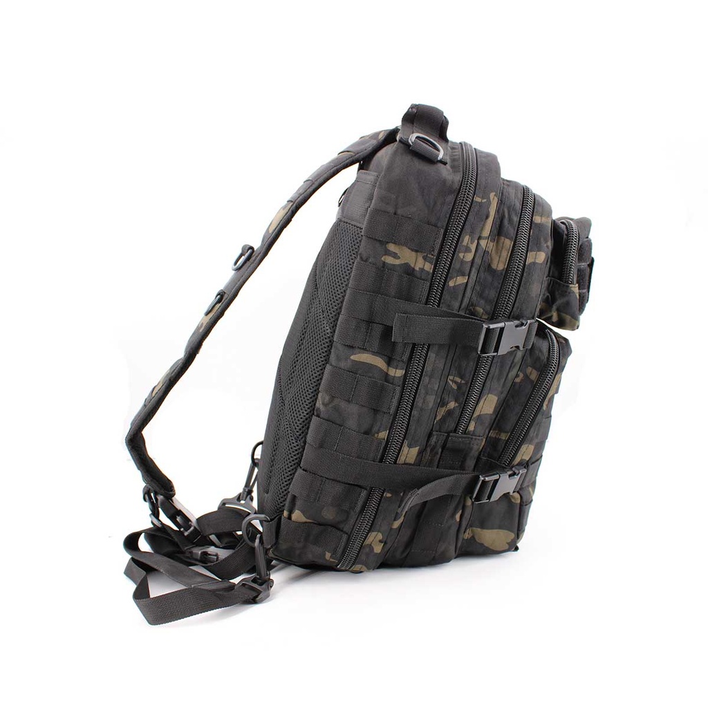 MOCHILA LATERAL IMMORTAL MOLLE VELCROS MULTICAM BLACK