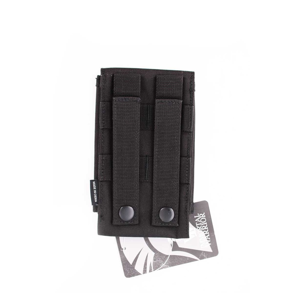 FUNDA MOVIL IMMORTAL MOLLE VELCRO NEGRA