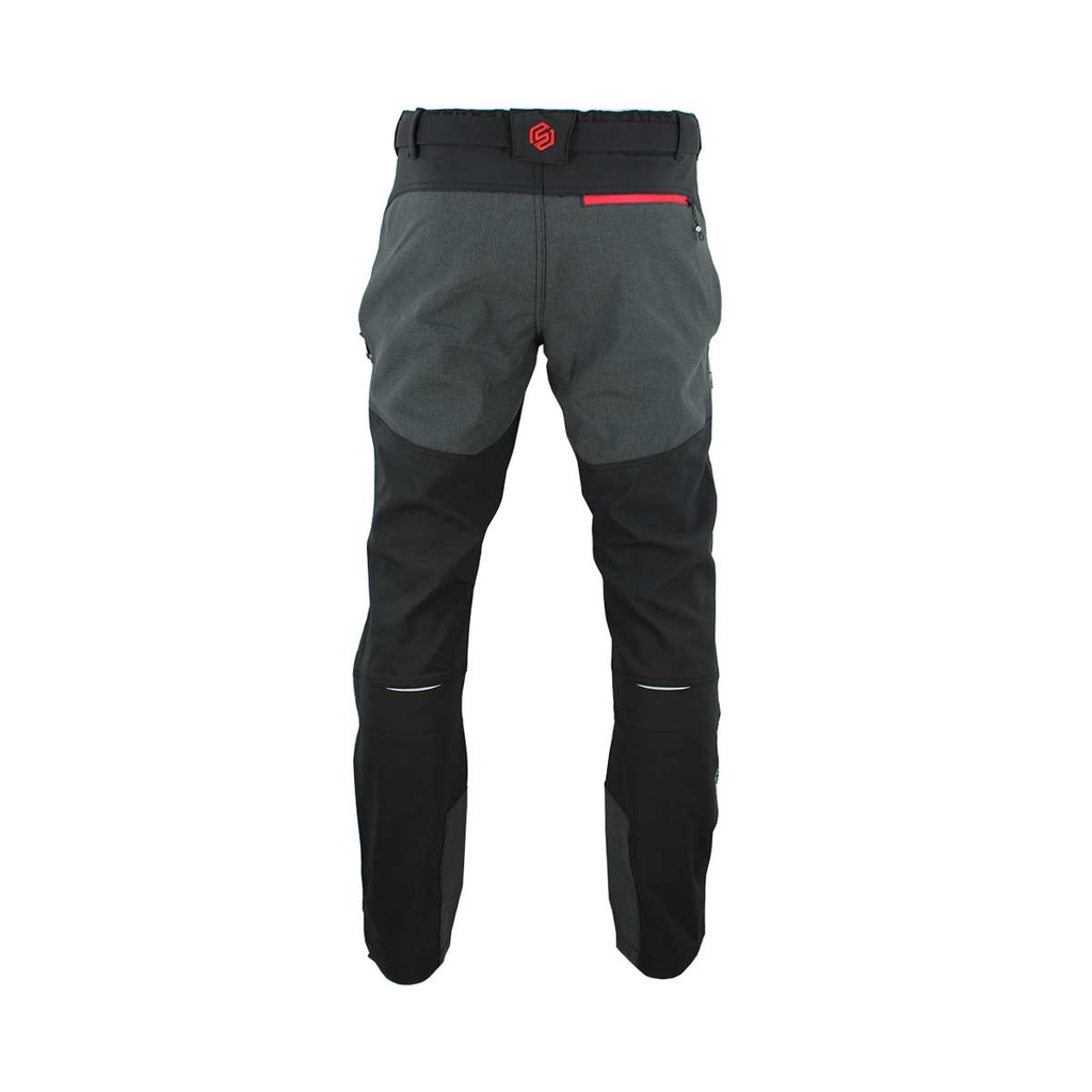PANTALON SPHERE DRIFT NEGRO-ROJO
