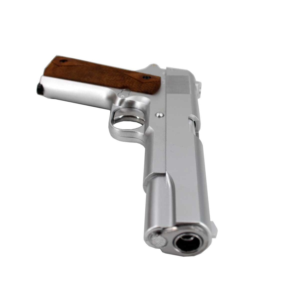 PISTOLA HFC 1911A1 HG-121S GAS PLATA