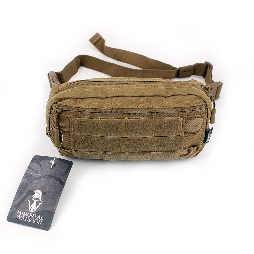 RIÑONERA IMMORTAL MOLLE VELCROS TACTICA COYOTE