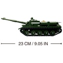 TANQUE SLUBAN WWII SU-85 338 PCS VERDE