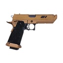 PISTOLA GOLDEN EAGLE HI-CAPA 5.1 ESTILO SAND VIPER PARA RMR GAS TAN