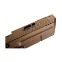 PISTOLA GOLDEN EAGLE HI-CAPA 5.1 ESTILO SAND VIPER PARA RMR GAS TAN