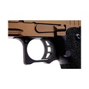 PISTOLA GOLDEN EAGLE HI-CAPA 5.1 ESTILO SAND VIPER PARA RMR GAS TAN