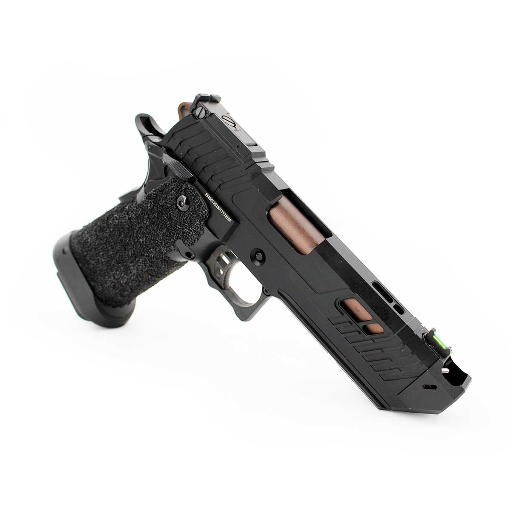 PISTOLA GOLDEN EAGLE HI-CAPA 5.1 ESTILO SAND VIPER GAS NEGRO