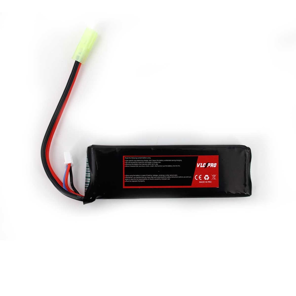 BATERIA VLC PRO LIPO 7.4V 1800MAH 25C/50C 1STICK MINI NEGRA