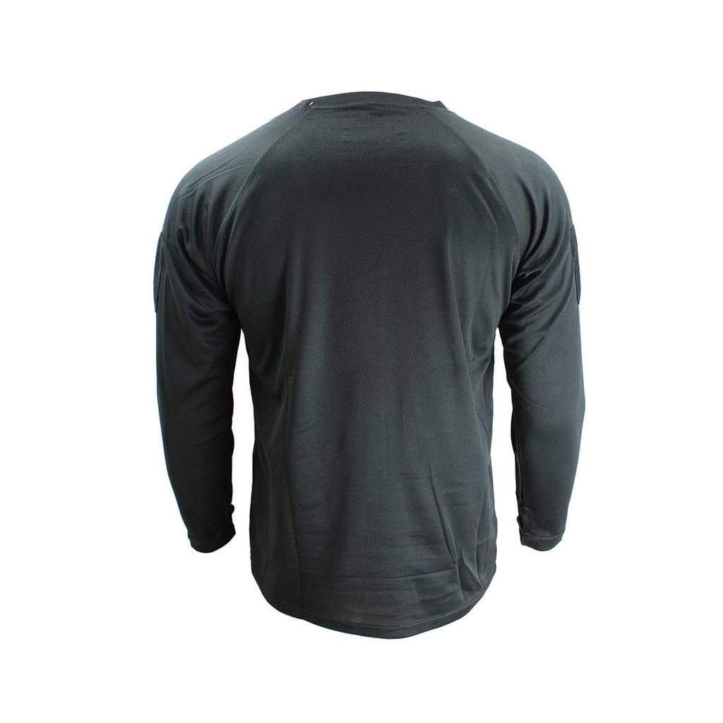 CAMISETA IMMORTAL QUICK DRY TACTICA M/LARGA NEGRA