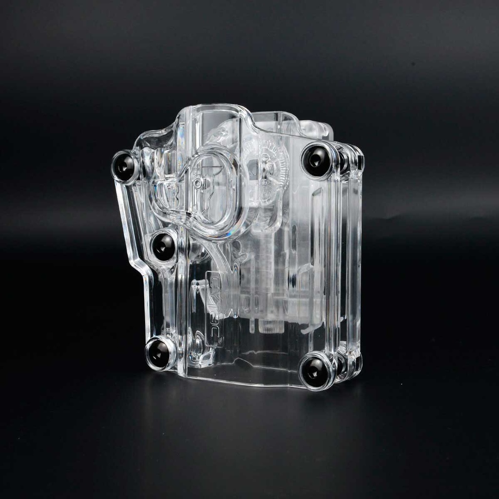 FUNDA PISTOLA RIGIDA CYTAC UNIVERSAL TRANSPARENTE