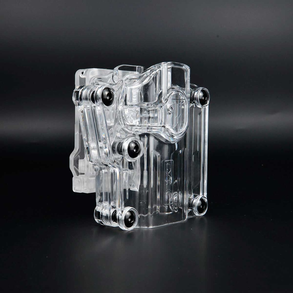 FUNDA PISTOLA RIGIDA CYTAC UNIVERSAL TRANSPARENTE