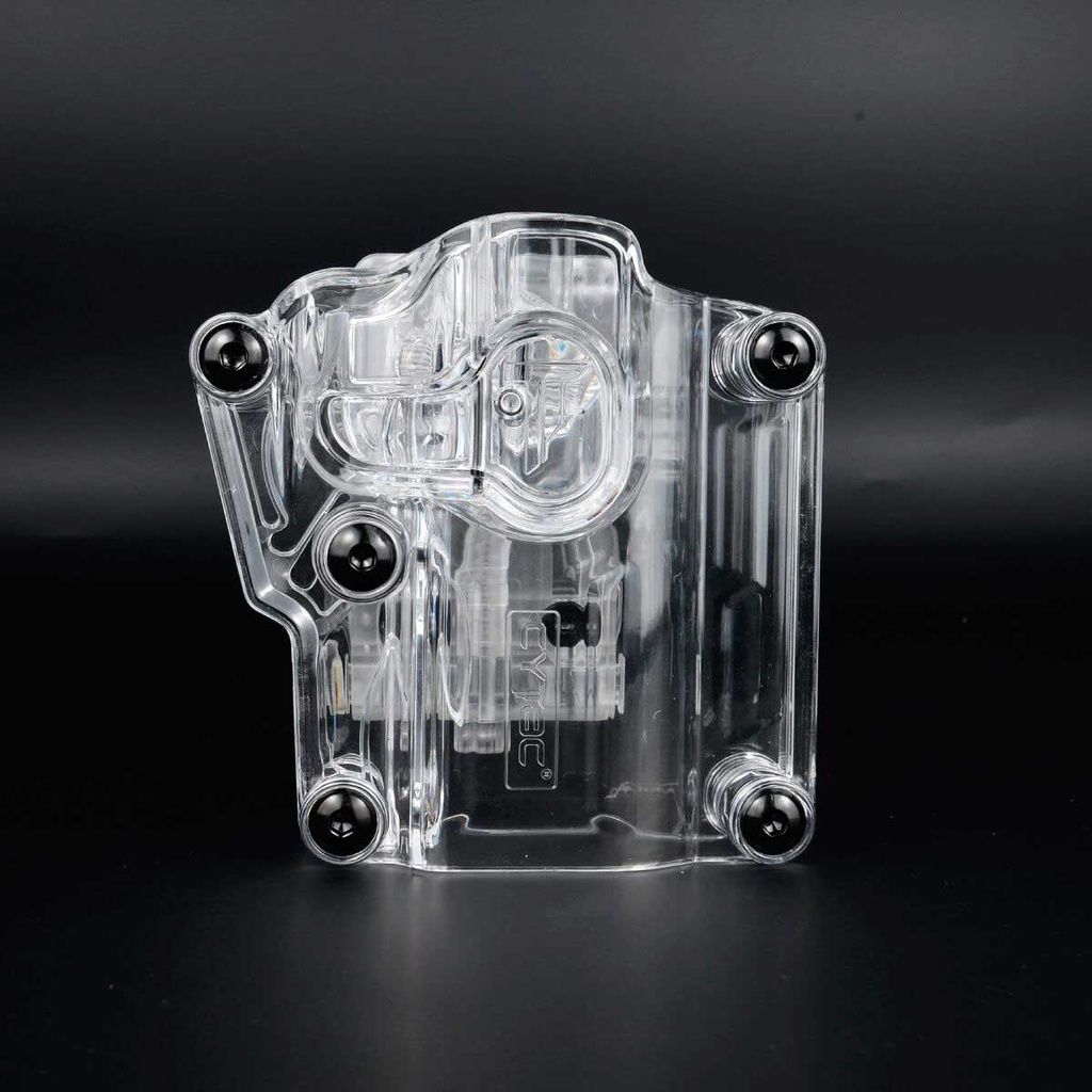FUNDA PISTOLA RIGIDA CYTAC UNIVERSAL TRANSPARENTE