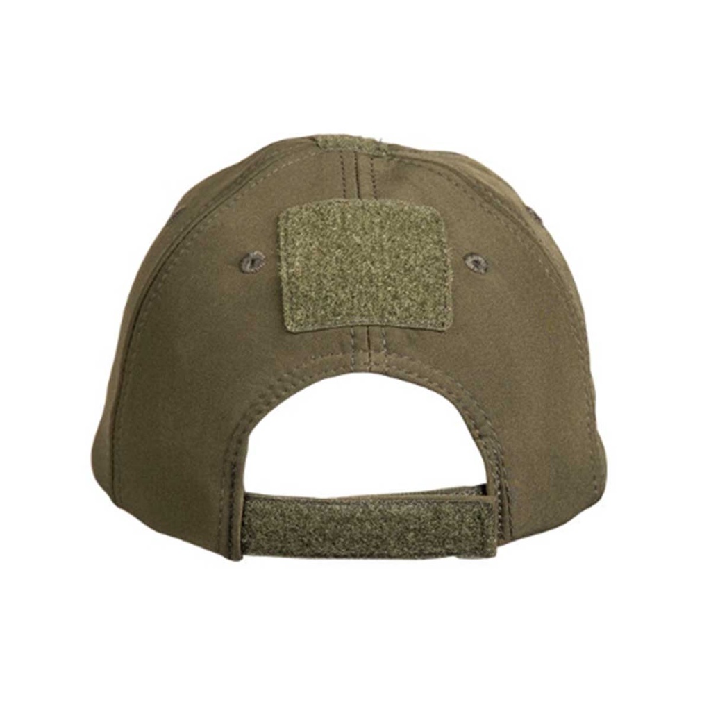 GORRA SOFTSHELL MILTEC VELCROS VERDE