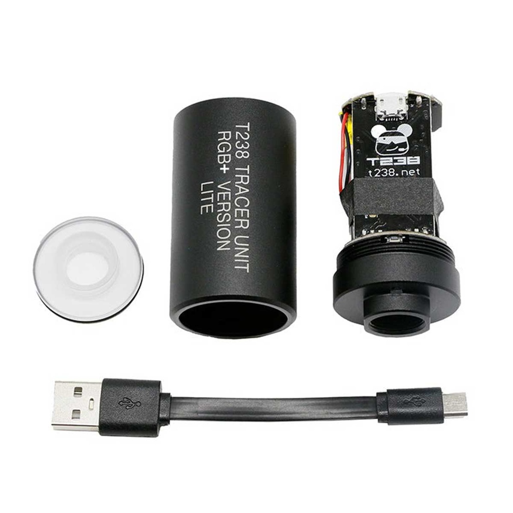 SILENCIADOR TRAZADOR MINI T238 LITE PLATA