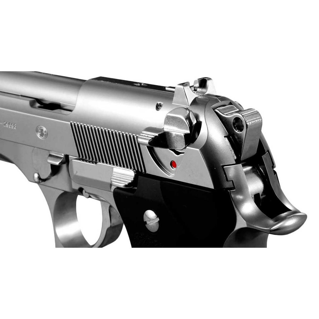 PISTOLA MARUI M92F GAS NEGRA-PLATA