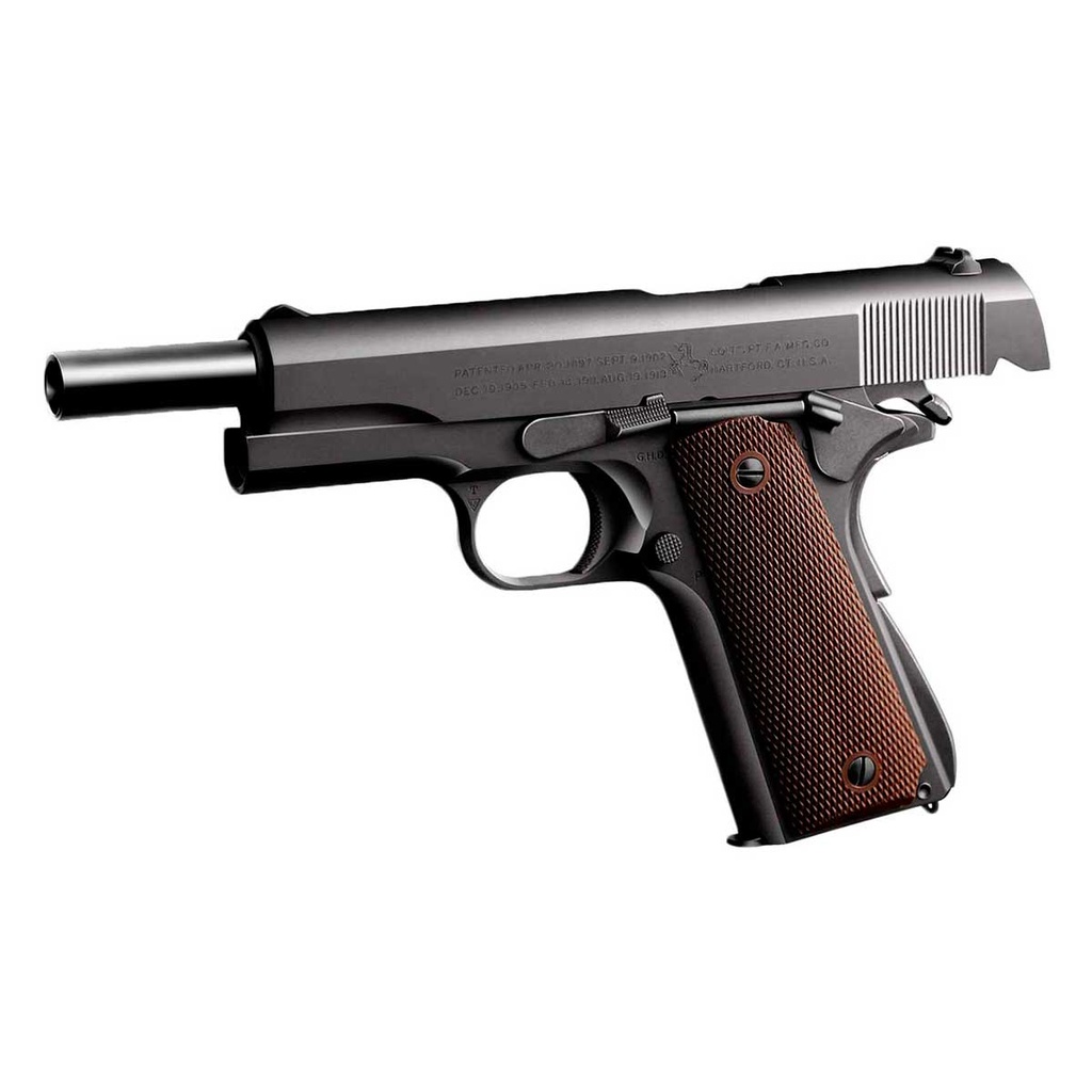 PISTOLA MARUI 1911 A1 GAS NEGRA-MARRON