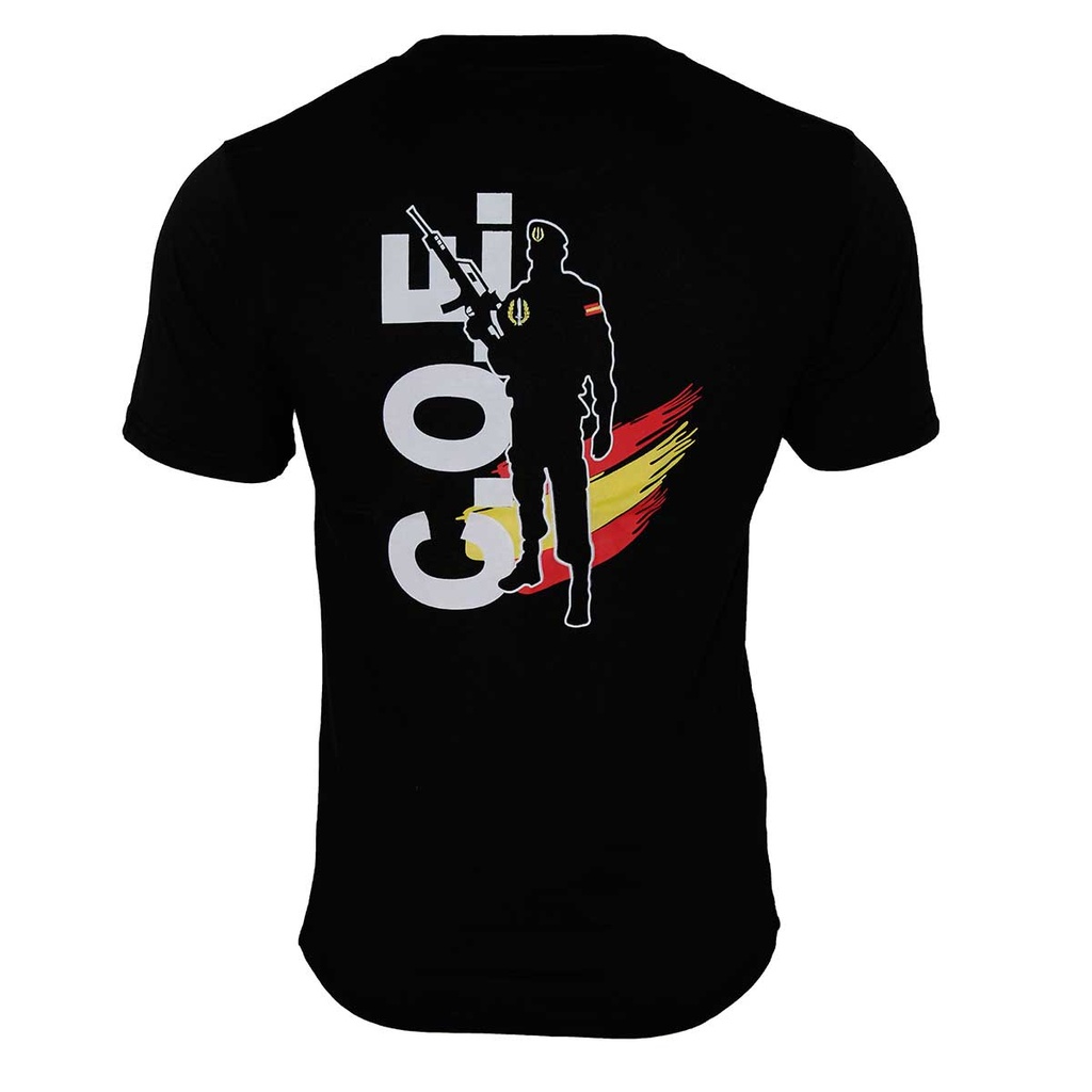 CAMISETA IMMORTAL COE ESPAÑA SILUETA NEGRA