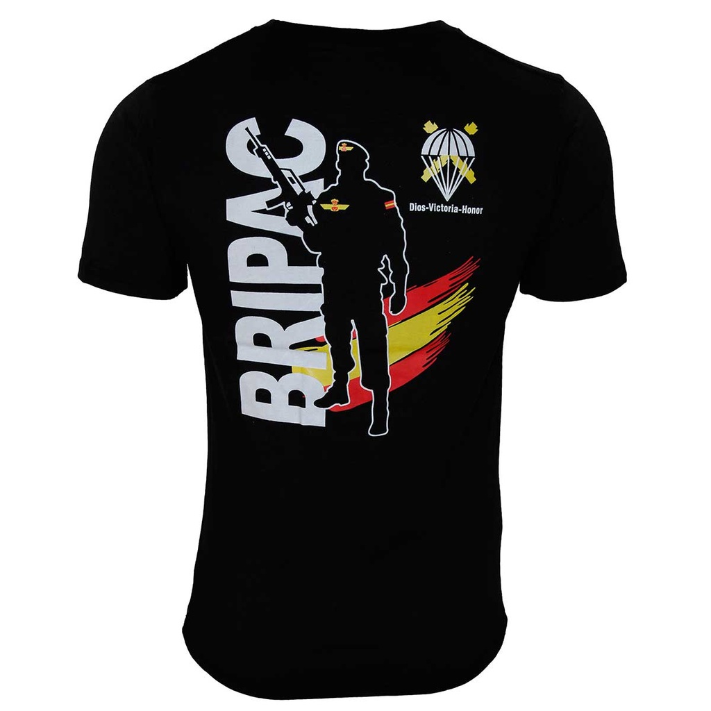 CAMISETA IMMORTAL BRIPAC ESPAÑA SILUETA NEGRA