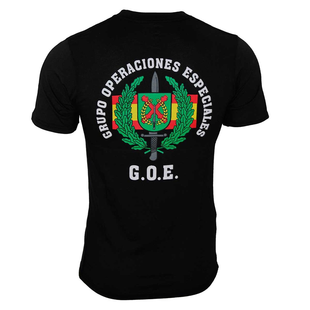 CAMISETA IMMORTAL GOE GRUPO OPERACIONES ESPECIALES NEGRA