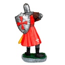 FIGURA TEMPLARI0 ESPADA DESENFUNDA ROJO