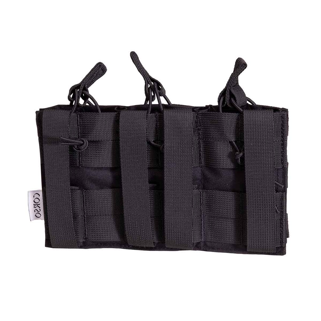 POUCH CORSO CARGADOR M4 TRIPLE DAGGER MOLLE NEGRO