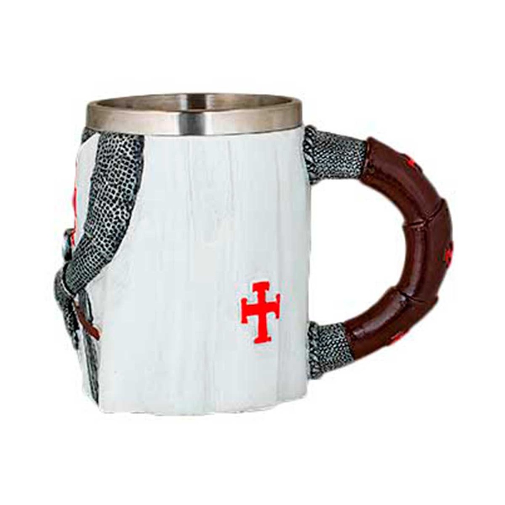 TAZA TEMPLARIOS CRUZ BLANCA