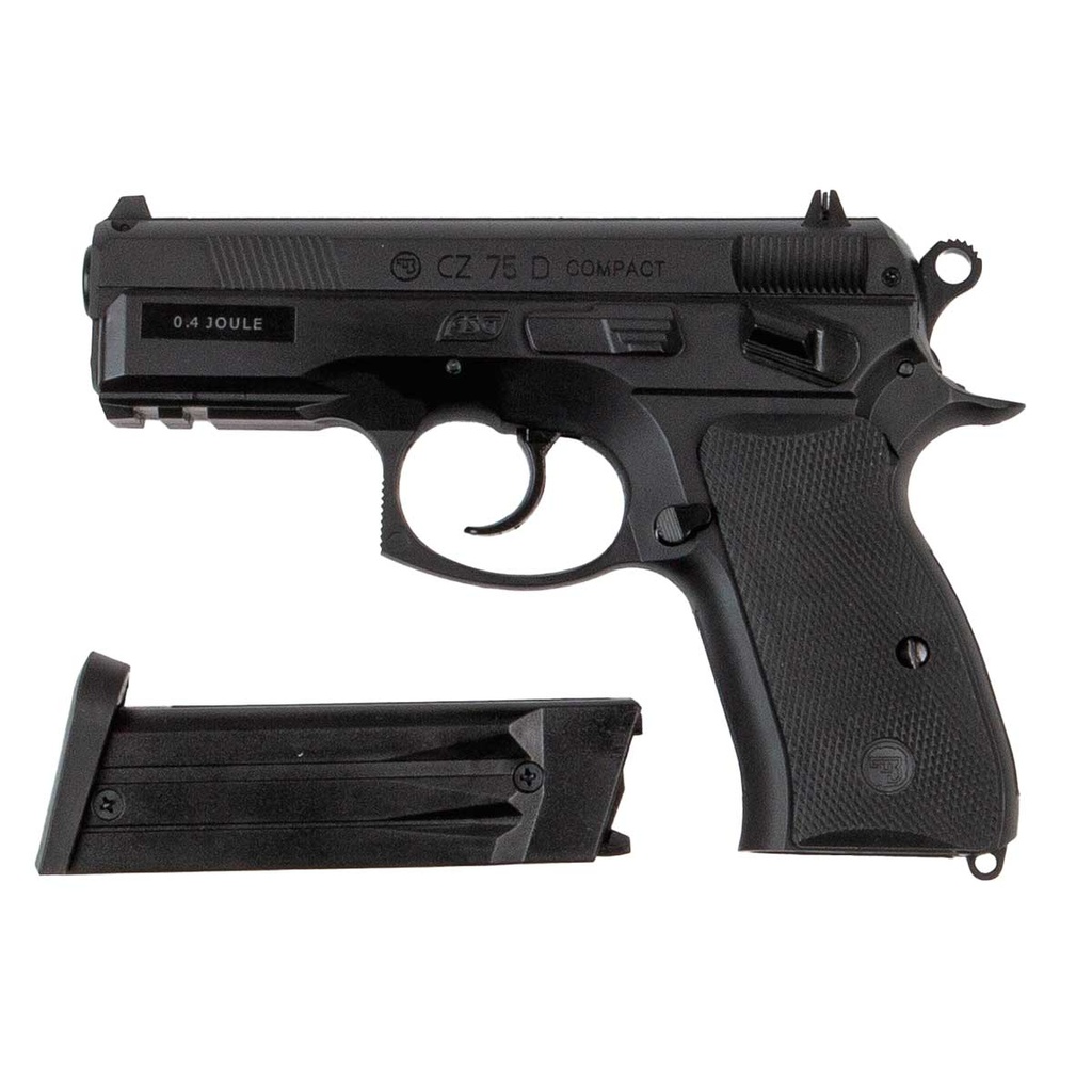 PISTOLA ASG CZ 75D COMPACT MUELLE NEGRO