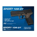 PISTOLA ASG SPORT 106 DT MUELLE NEGRO