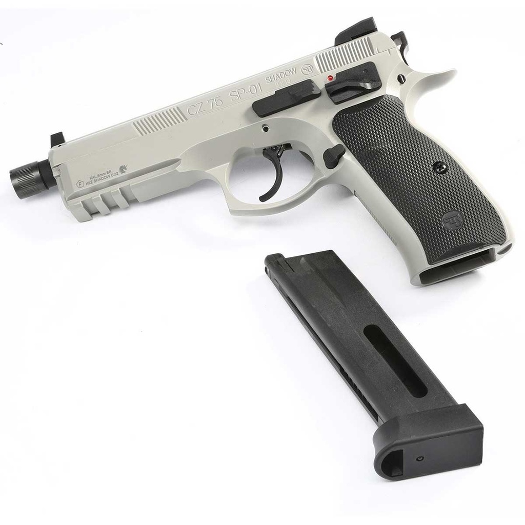 PISTOLA ASG CZ SP-01 SHADOW URBAN GREY GAS/CO2 GRIS