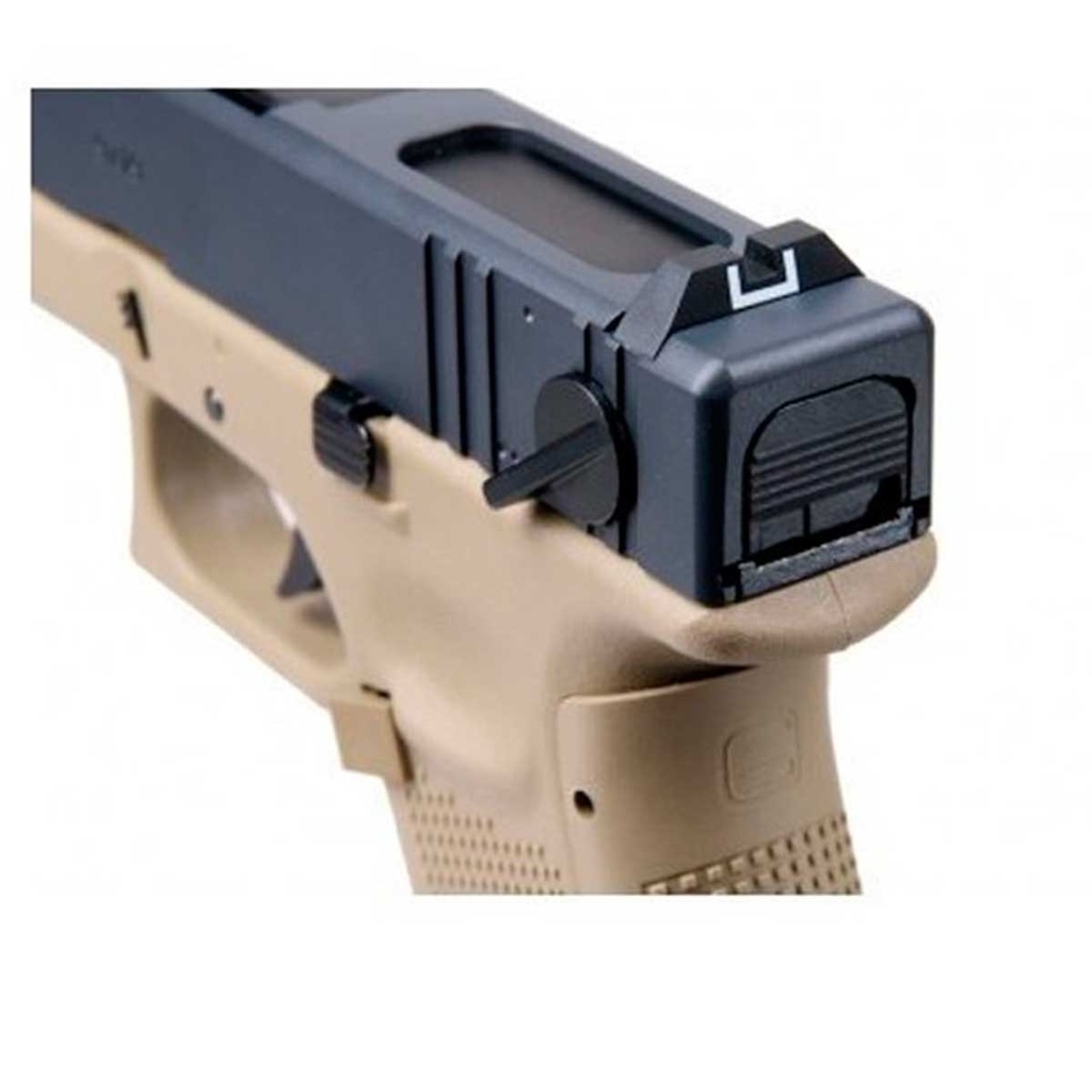 PISTOLA WE G18 V4 FULL METAL TAN-NEGRO