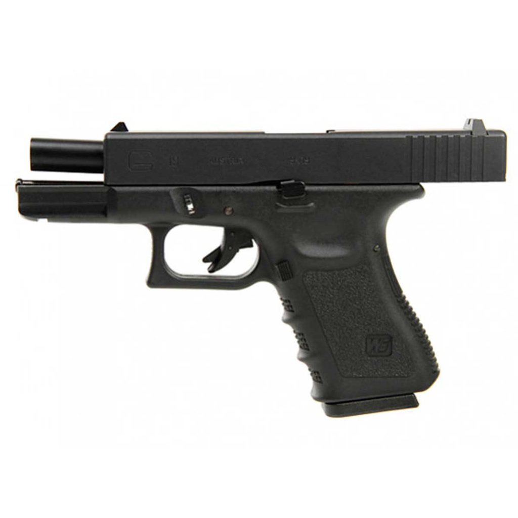 PISTOLA WE G19 V4 FULL METAL NEGRA