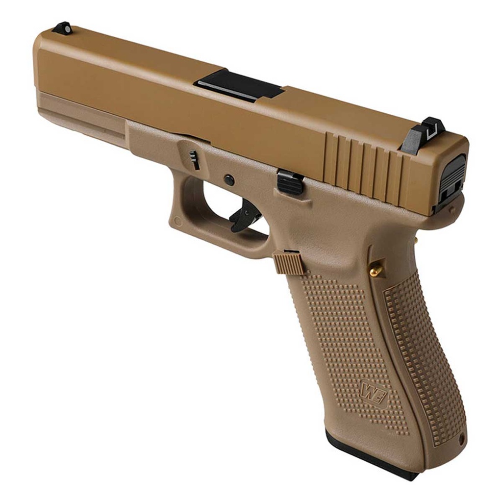 PISTOLA WE G17 V5 FULL METAL TAN