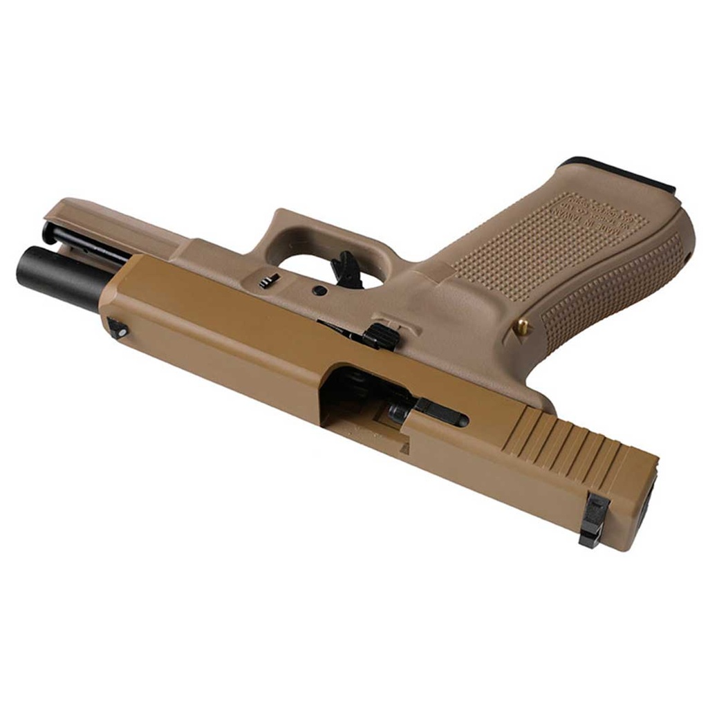 PISTOLA WE G17 V5 FULL METAL TAN