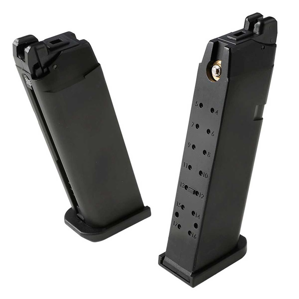 PISTOLA WE G17 V5 FULL METAL NEGRA