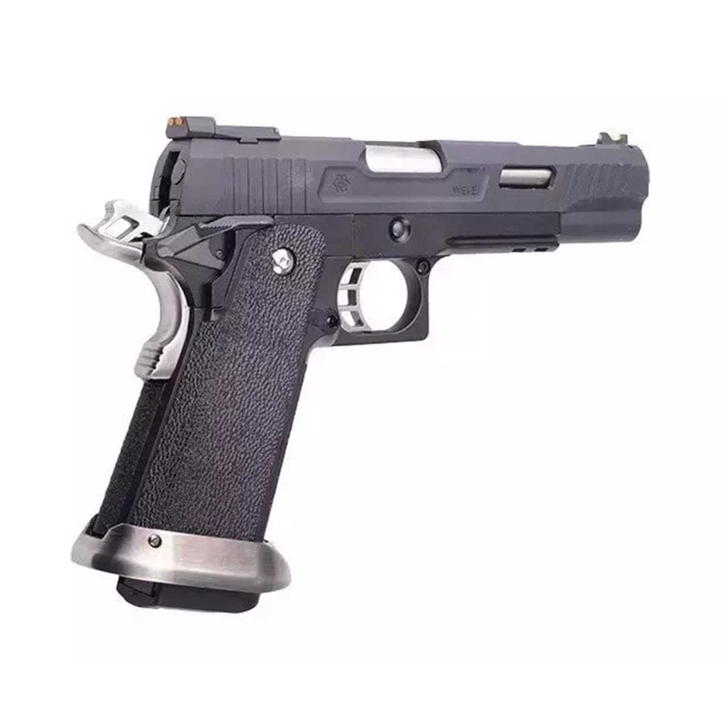 PISTOLA WE HI-CAPA 5.1 REX LONG FULL METAL NEGRA