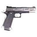 PISTOLA WE HI-CAPA 5.1 REX LONG FULL METAL PLATA